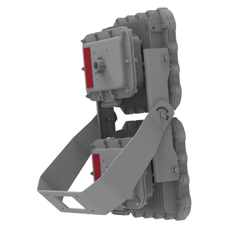 TITAN Series - Modular LED Explosion Proof Flood Light - C1D2/C2D1 - detailed view 2 showing explosion proof construction for C2D1, C1D2 applications