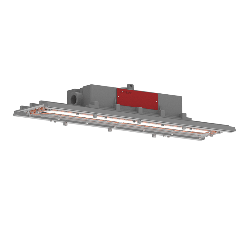 Série VECTOR - Éclairage linéaire DEL pour emplacements dangereux - C1D2/C2D1 - detailed view 2 showing explosion proof construction for C2D1, C1D2 applications