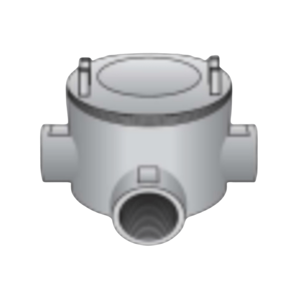 Boîte de sortie antidéflagrante série GUA - NEMA 7 - detailed view 4 showing explosion proof construction for C1D1, C1D2 applications