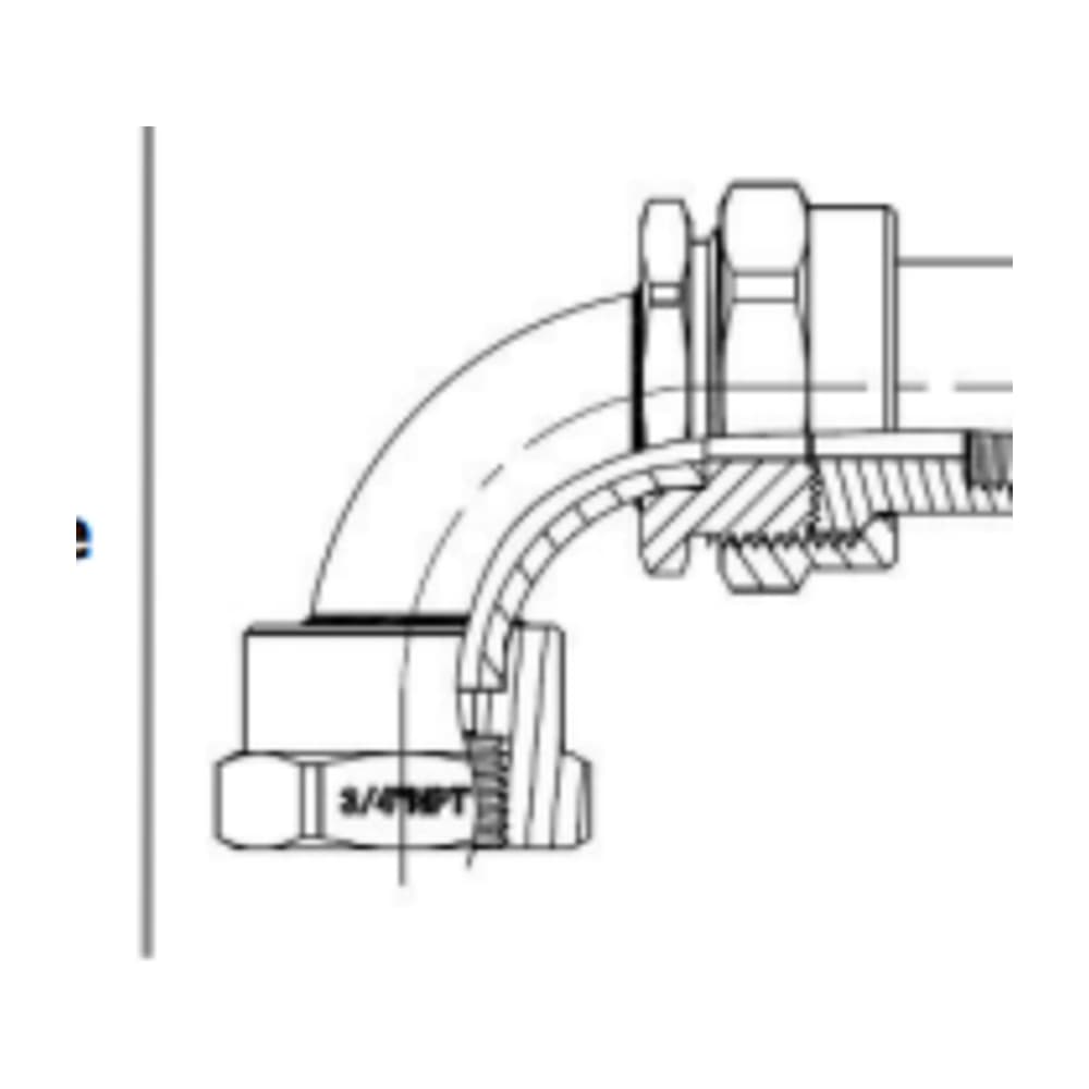 KF-LK & KF-XG Flexible Coupling Adapters - Industrial Explosion Proof Lighting KF-LK & KF-XG Flexible Coupling Adapters - detailed view 3 showing explosion proof construction for C1D1, C1D2 applications