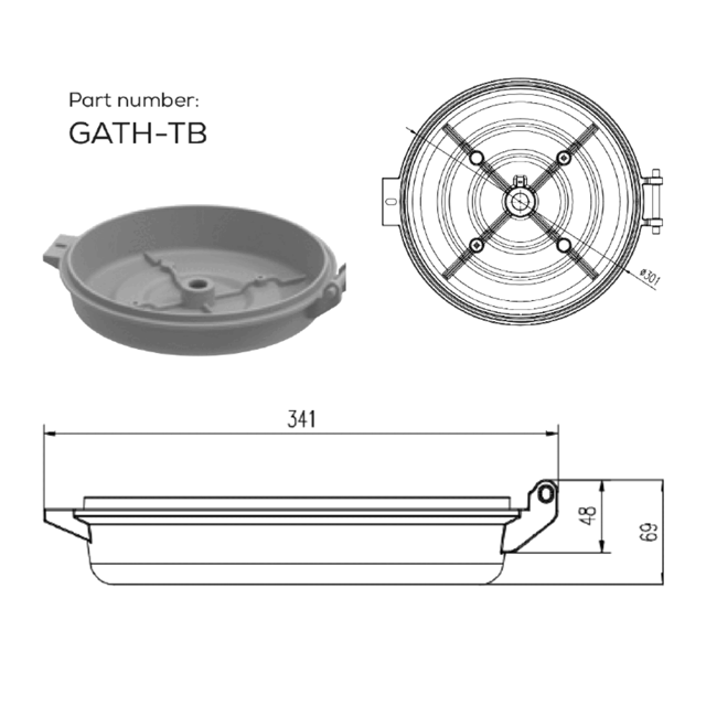 GATH Retrofit Adapter - Hazardous Location Fixture Conversion - C1D2 thumbnail image 6